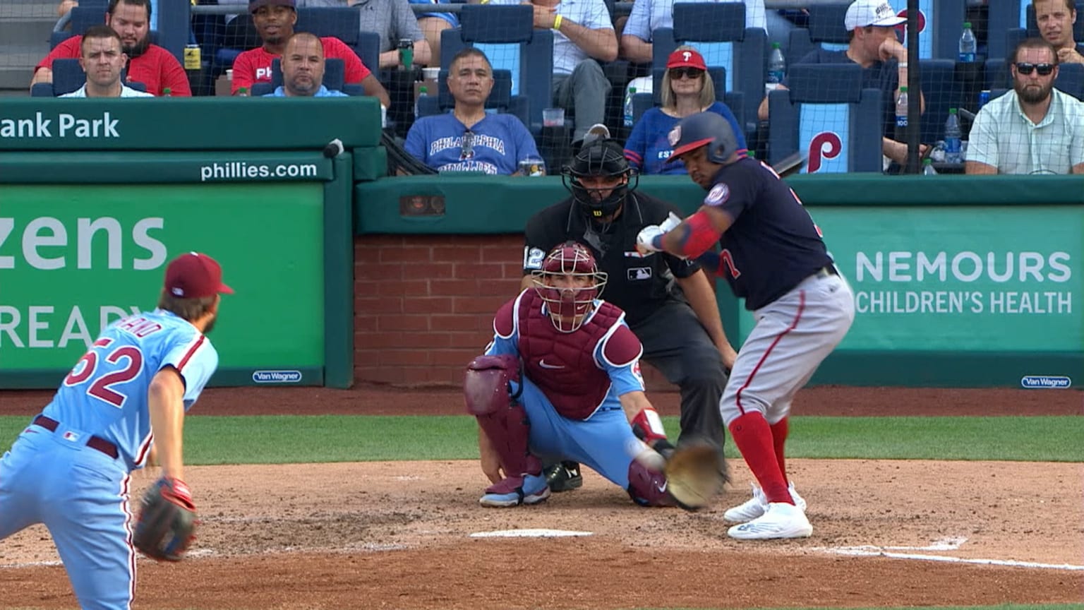 Franco HBP after review 07/07/2022 Washington Nationals