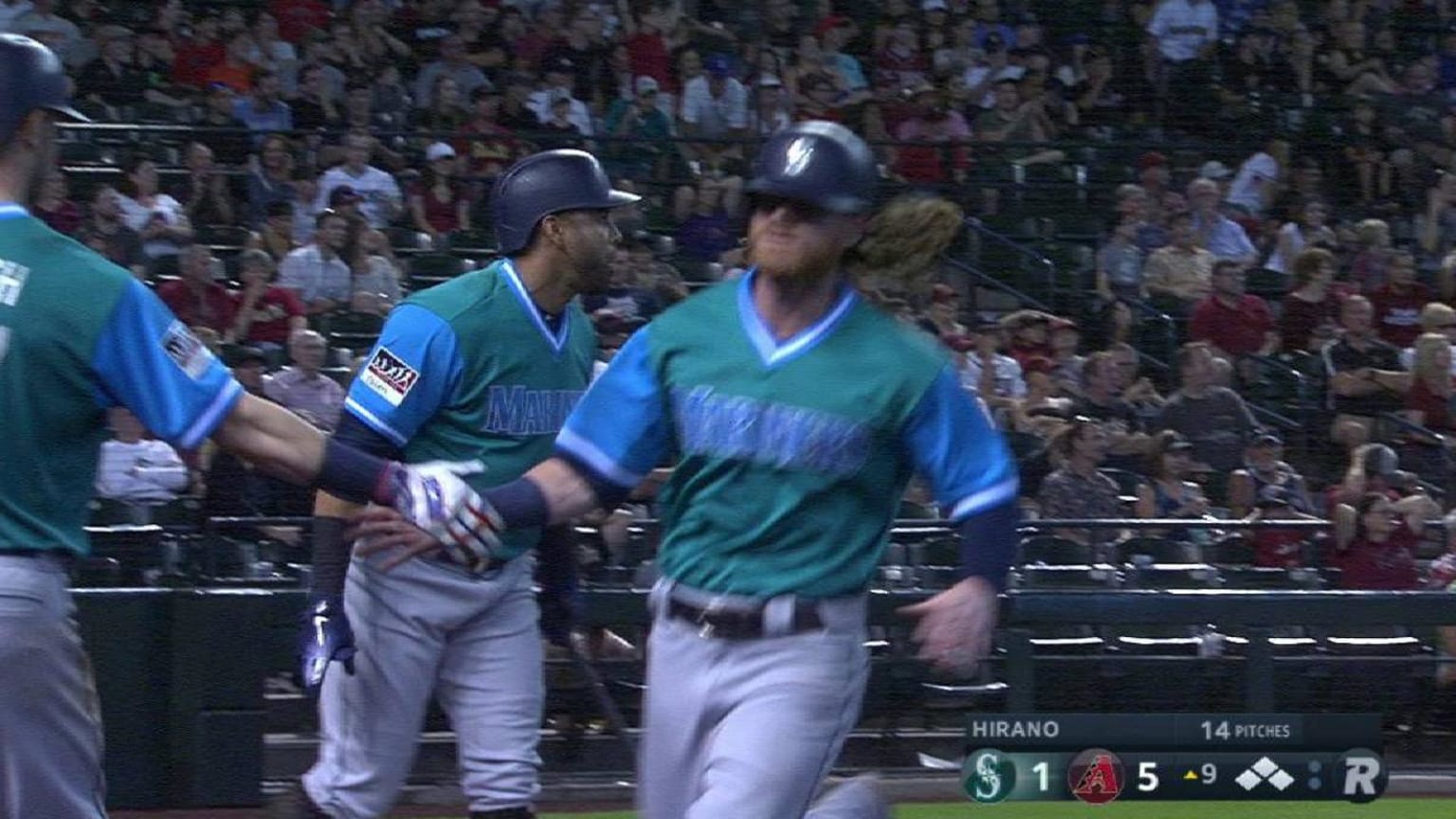SEA@ARI: 'Varis' reaches, Gamel scores on error | 08/26/2018 | Seattle ...