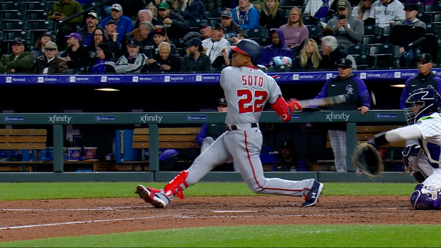 Juan Soto hits 466-foot home run