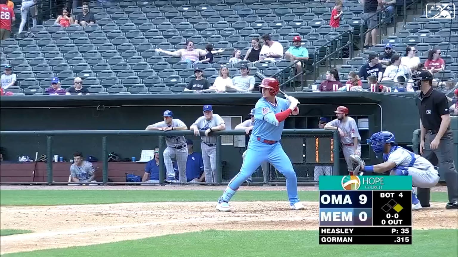 Nolan Gorman's 8th home run, 04/24/2022