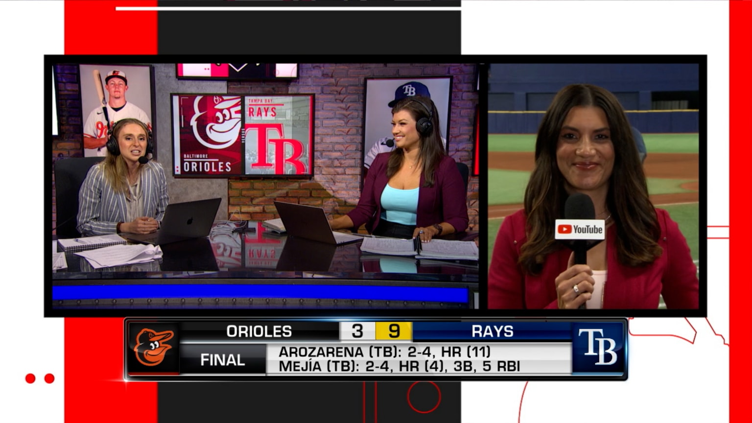 Allwomen broadcast team makes history for O'sRays 07/21/2021
