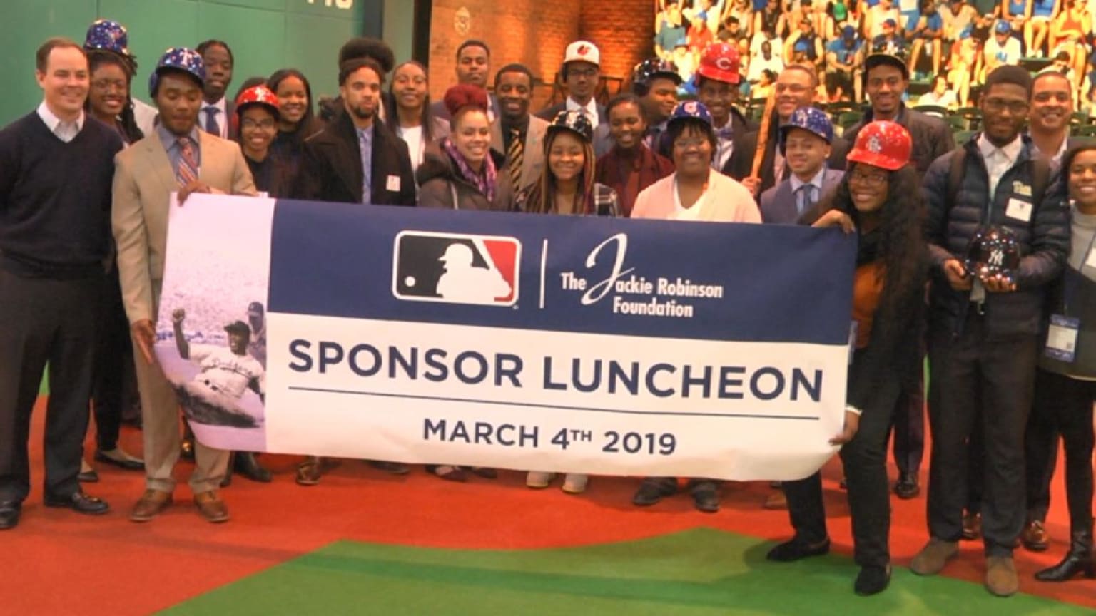 Jackie Robinson Foundation scholars tour MLB Network 03/05/2019 MLB com