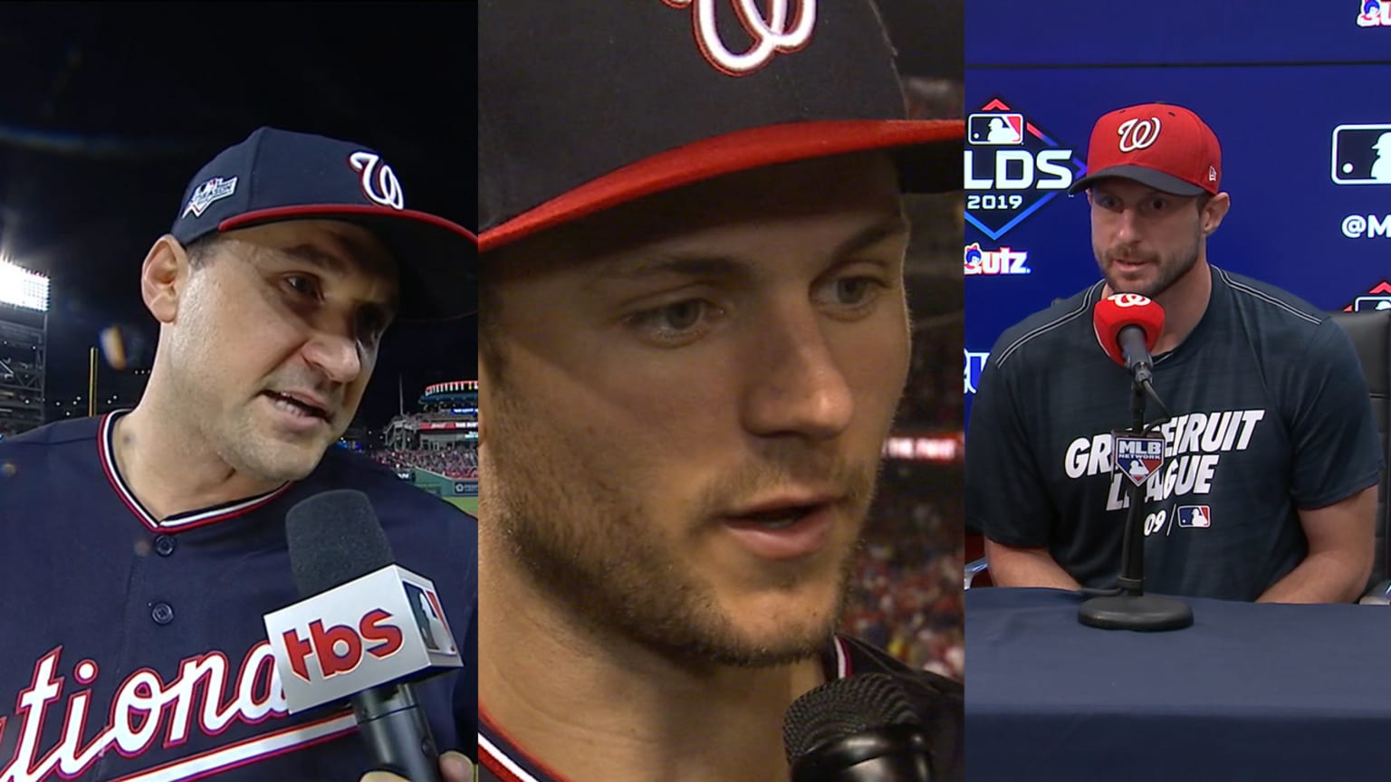 LADWSH Gm4 Nats discuss Game 4 win vs. Dodgers 10/07/2019 Chicago