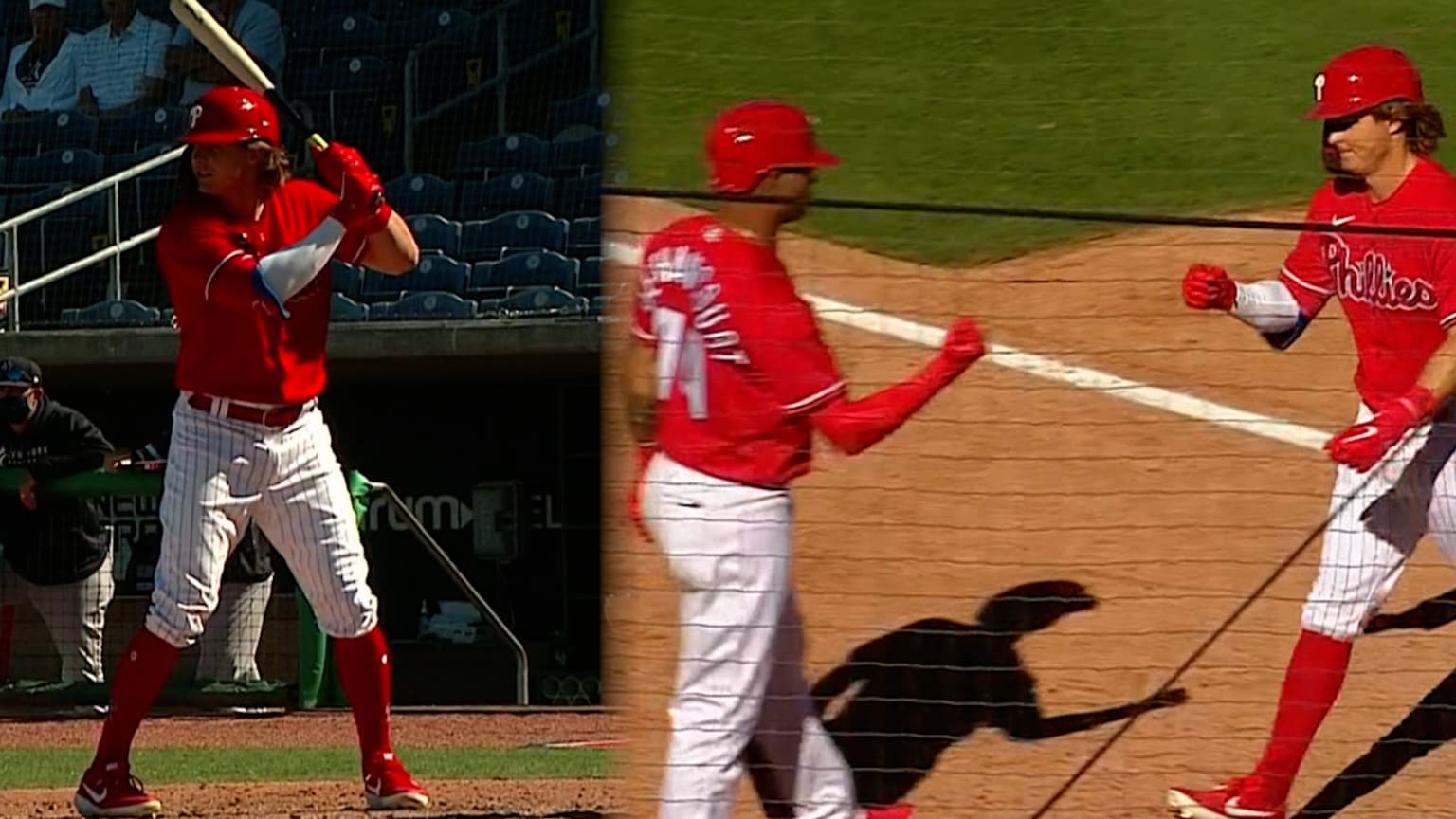 Mickey Moniak�s twohomer game 03/04/2021 Philadelphia