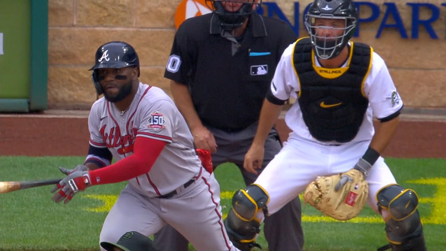 Abraham Almonte's tworun homer 07/07/2021 Atlanta Braves