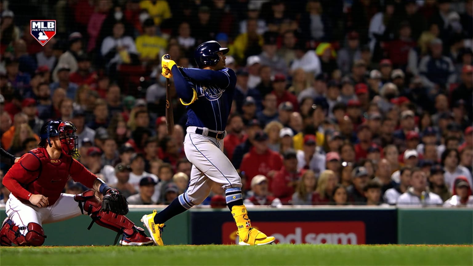 Wander Franco's massive home run 10/11/2021 Baltimore Orioles