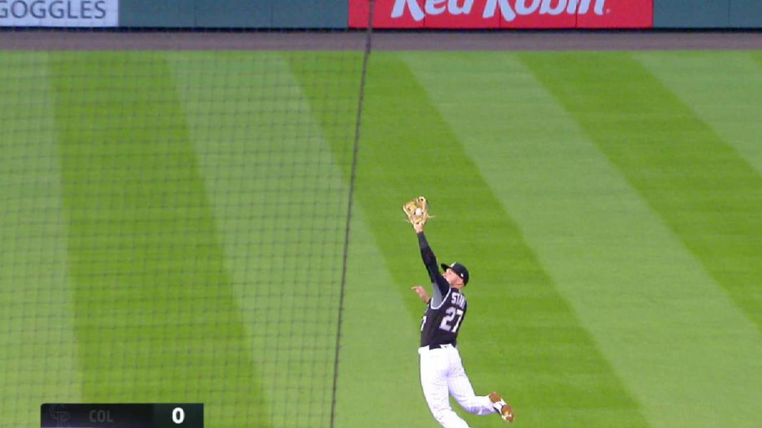 SD@COL: Story quickly snags Spangenberg's liner | 04/23/2018 | MLB.com