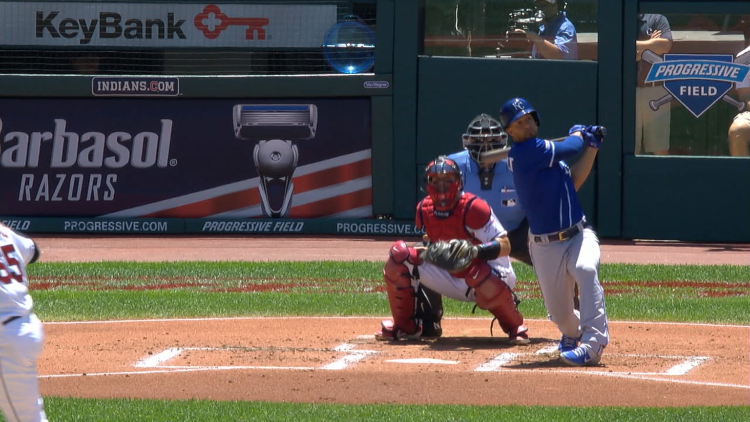 KC@CLE: Cuthbert lines RBI double to the left corner | 07/21/2019 ...