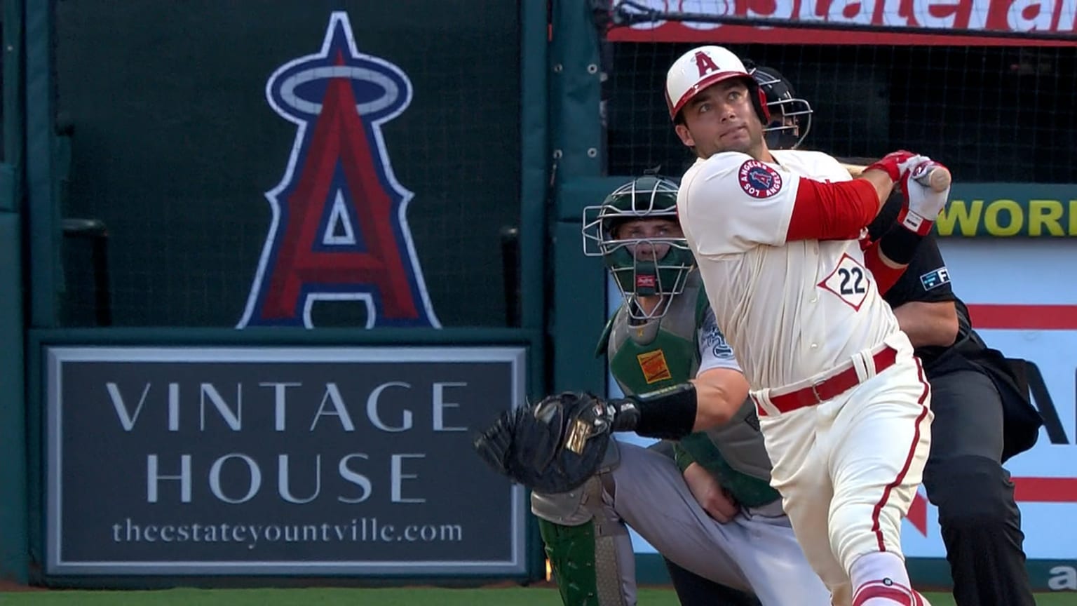 David Fletcher's solo homer 08/02/2022 Los Angeles Angels