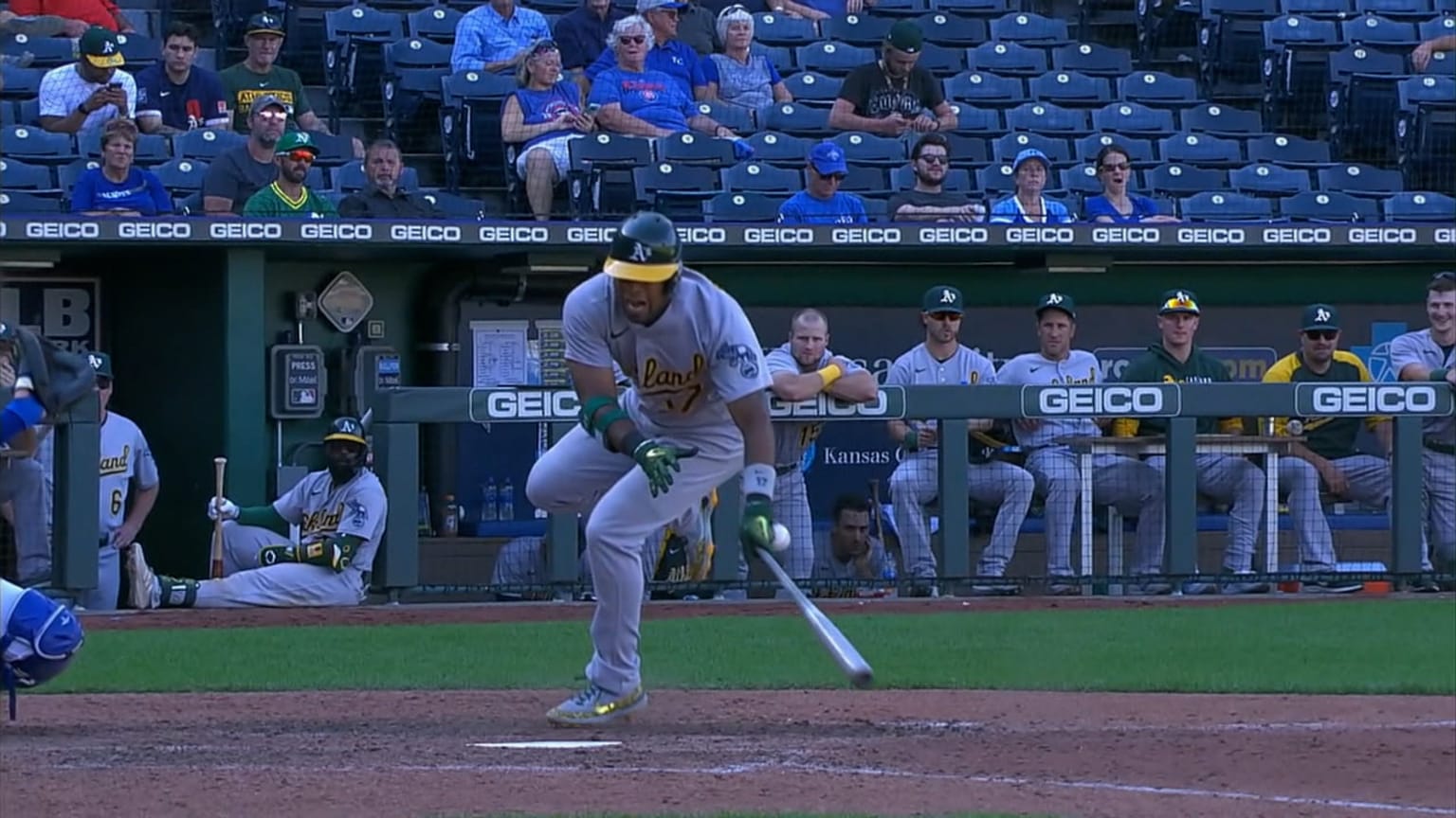 A's set club HBP record 09/16/2021 Oakland Athletics