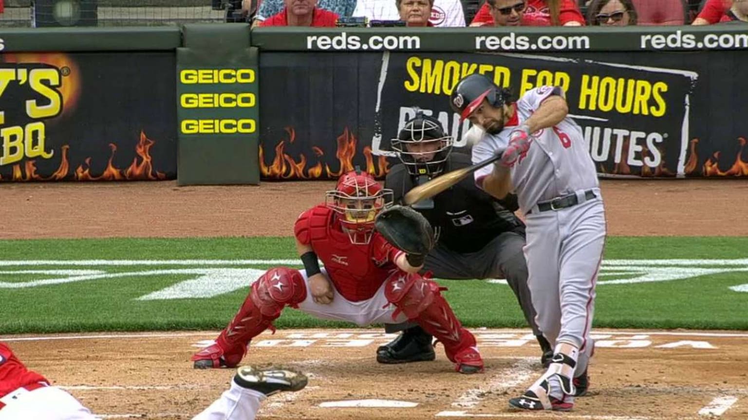 Rendon's linedrive home run 06/04/2016 Washington Nationals
