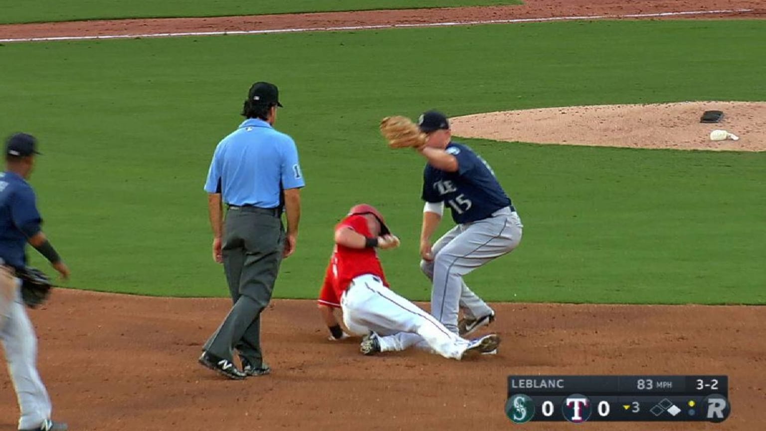 Mariners' inningending DP 08/06/2018 Seattle Mariners