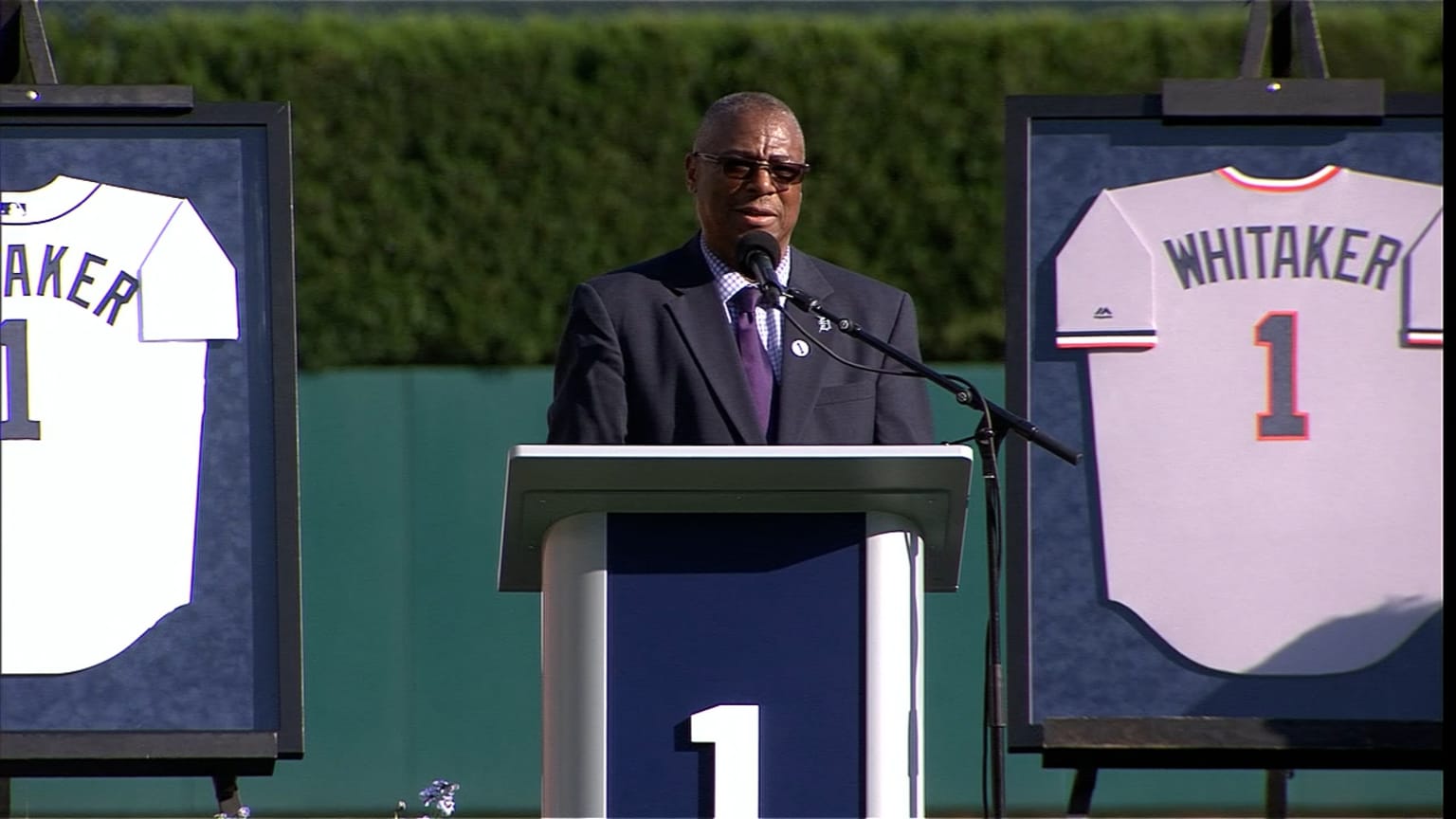 Lou Whitaker's jersey retirement 08/06/2022