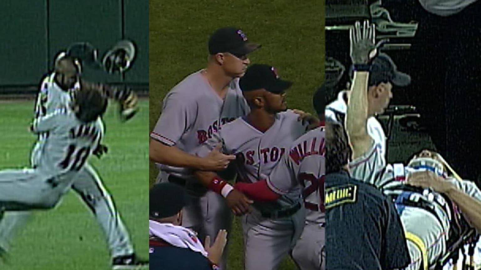 Damon, Jackson collide in center | 10/06/2003 | MLB.com