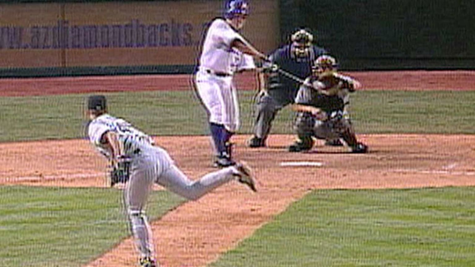 COLARI Dbacks play the franchise's first game 03/31/1998 Arizona