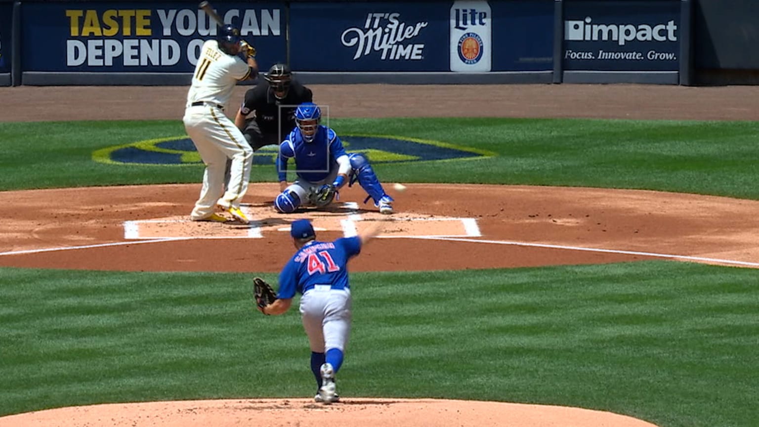 Adrian Sampson Records Five Strikeouts Vs Brewers 07 06 2022 Mlb