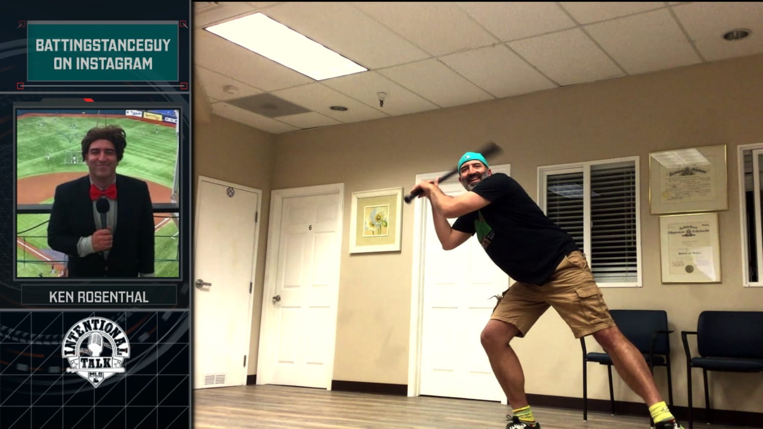 "Batting Stance Guy" joins IT 01/08/2021 Seattle Mariners