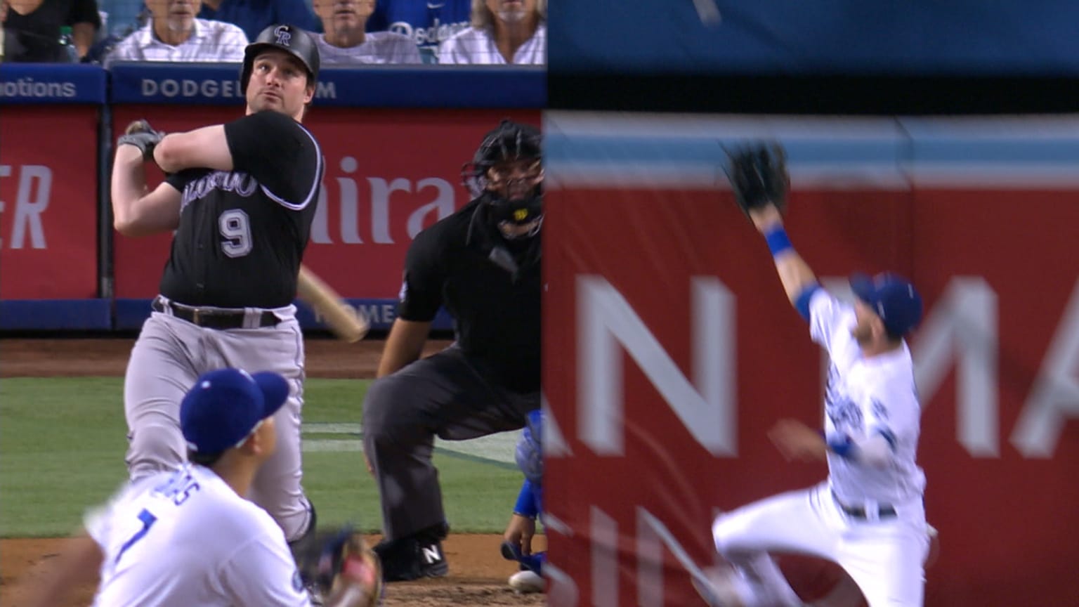 Murphy se vuela la barda 03/09/2019 Los Rockies de Colorado