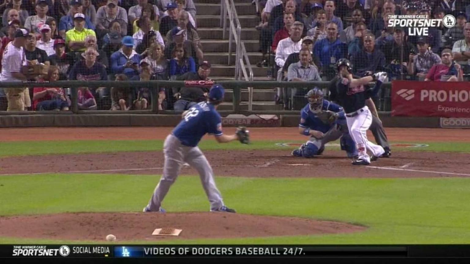 Cowgill's RBI triple 03/24/2016 Cleveland Guardians