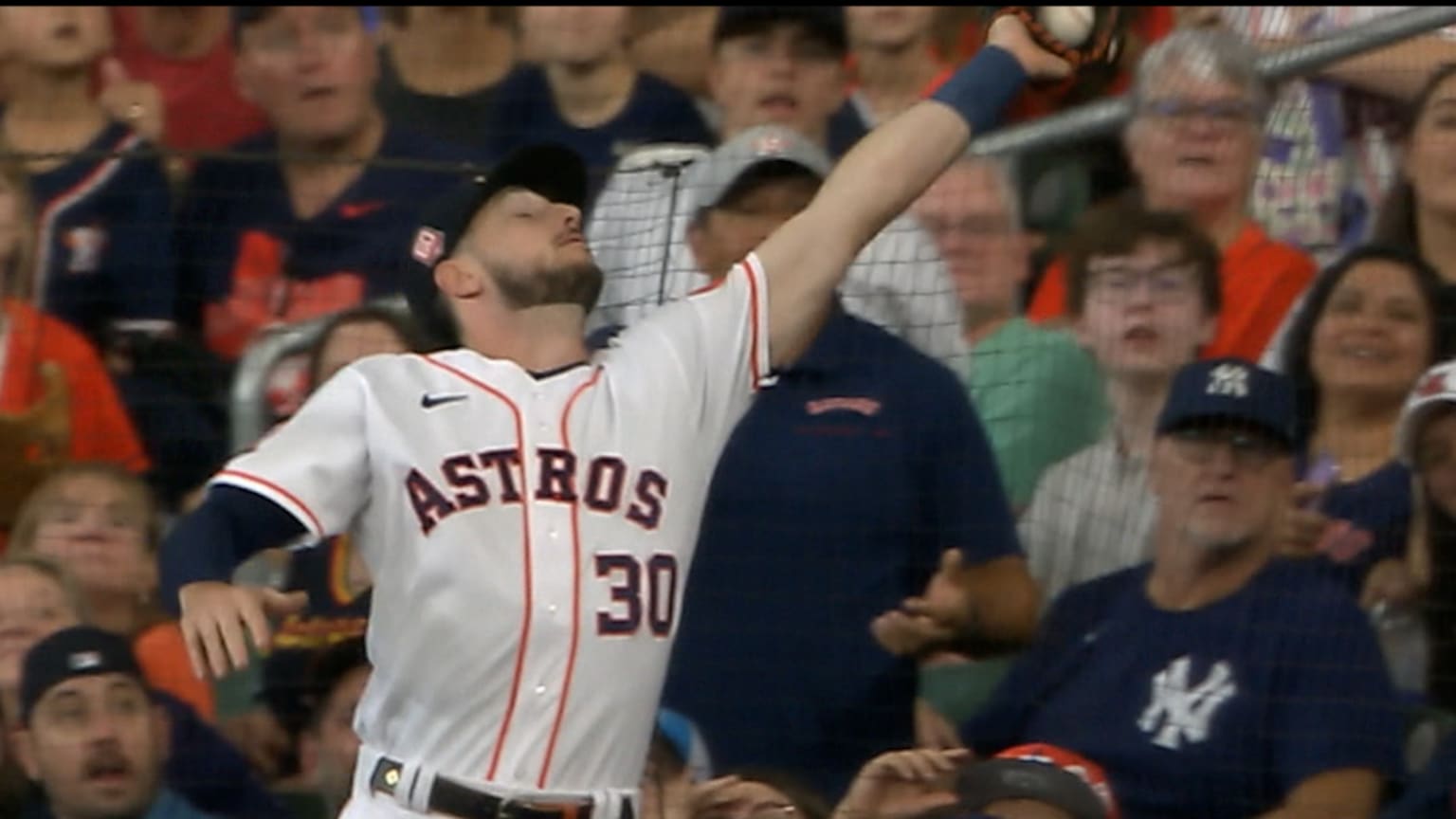Fans egg on Kyle Tucker as Astros right fielder gives umpire an earful  after interference call: I like this side of Tuck