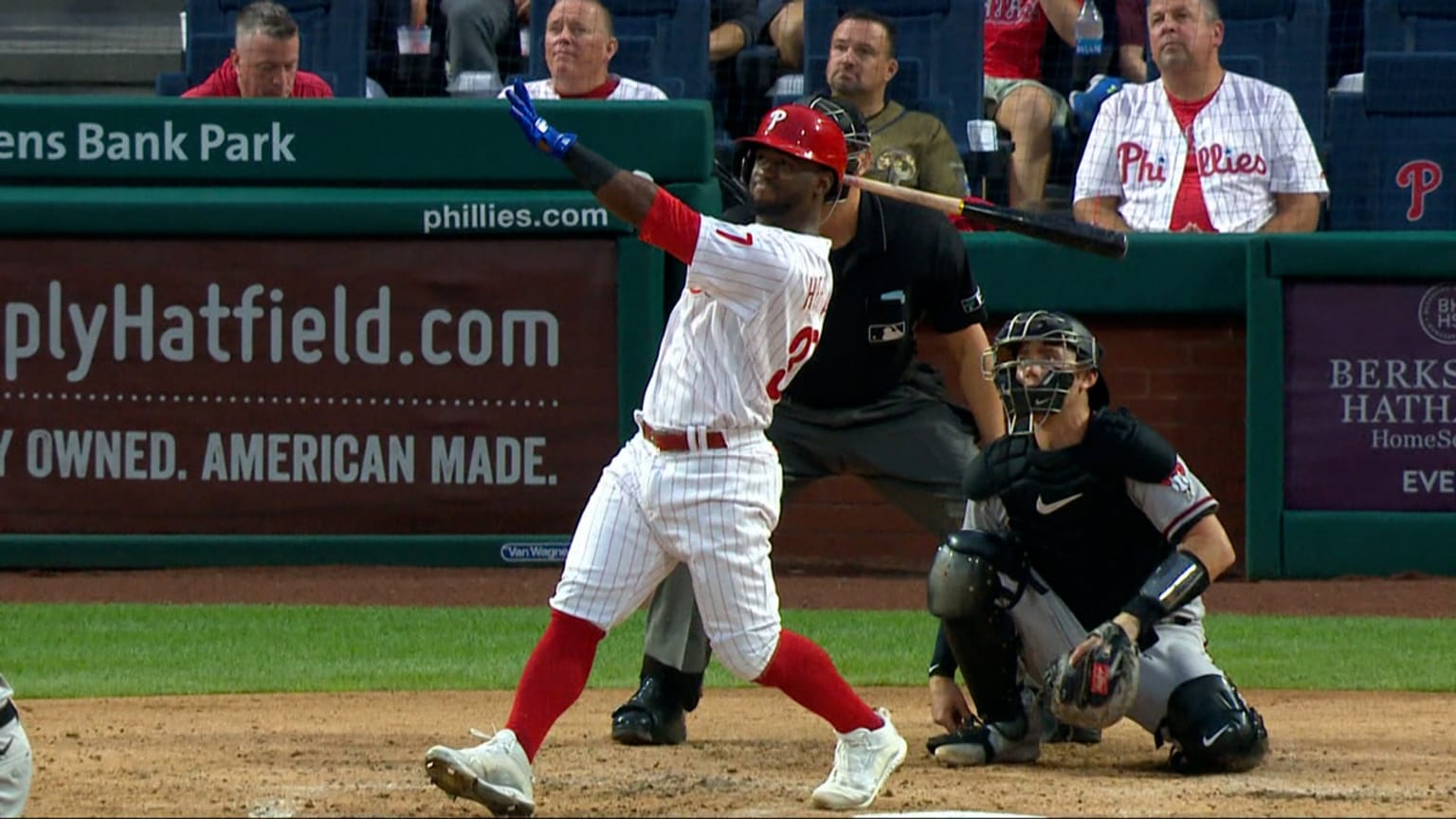 Odúbel Herrera's solo jack 08/28/2021 Philadelphia Phillies