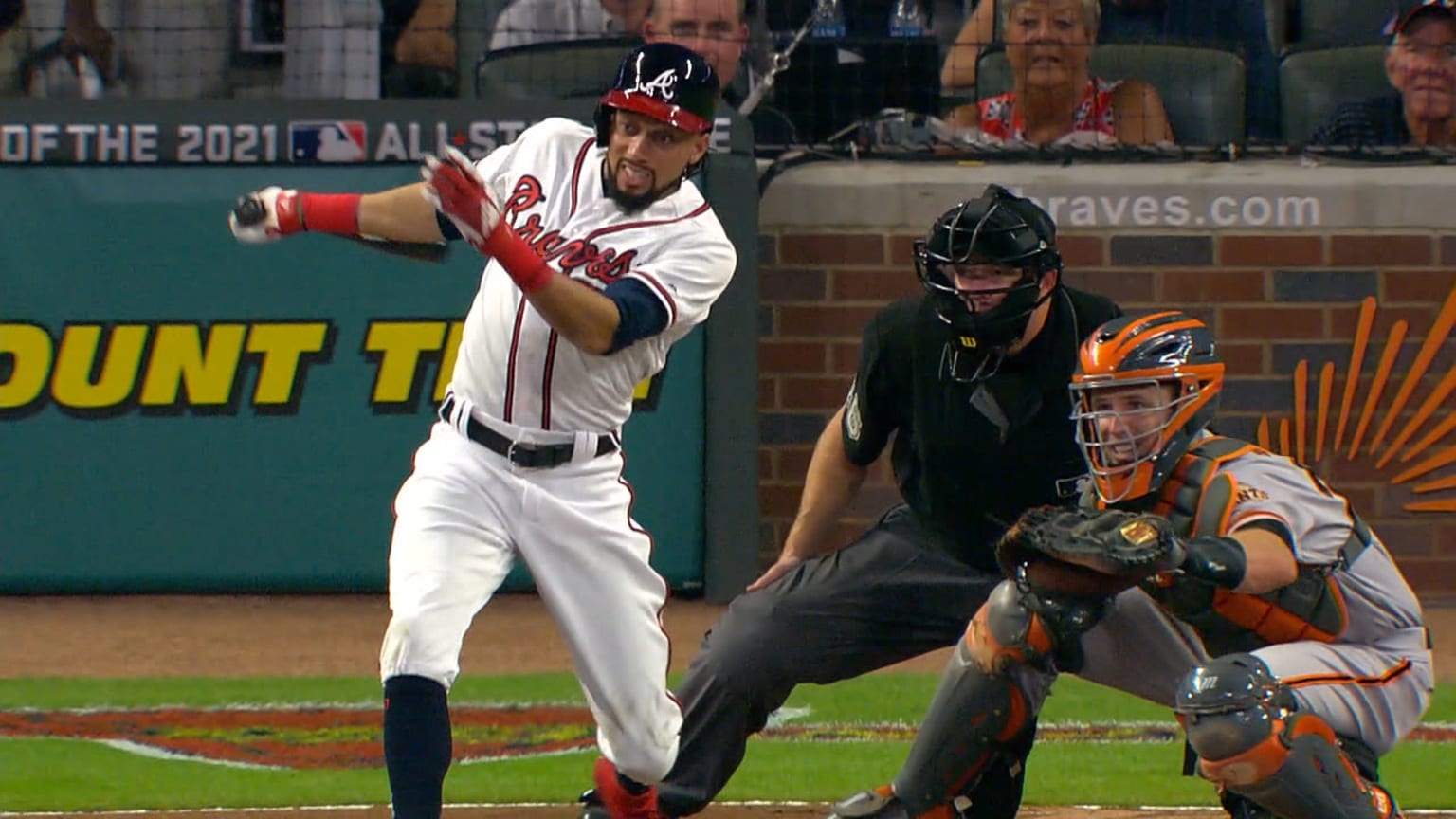 Hamilton's RBI double to right | 09/21/2019 | Atlanta Braves