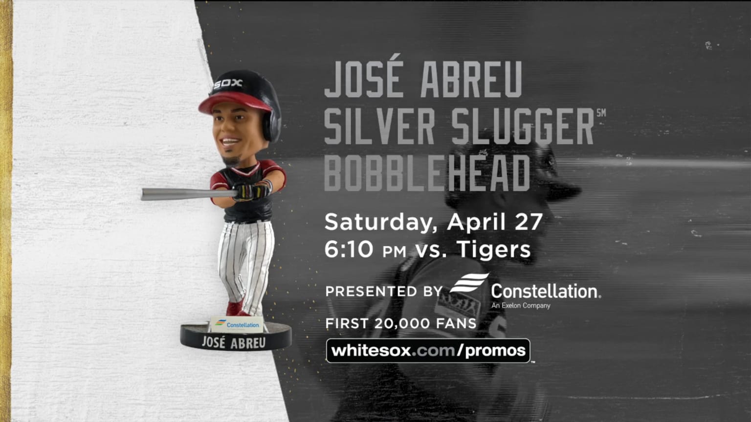 April 27: José Abreu Silver Slugger Bobblehead | 04/26/2019