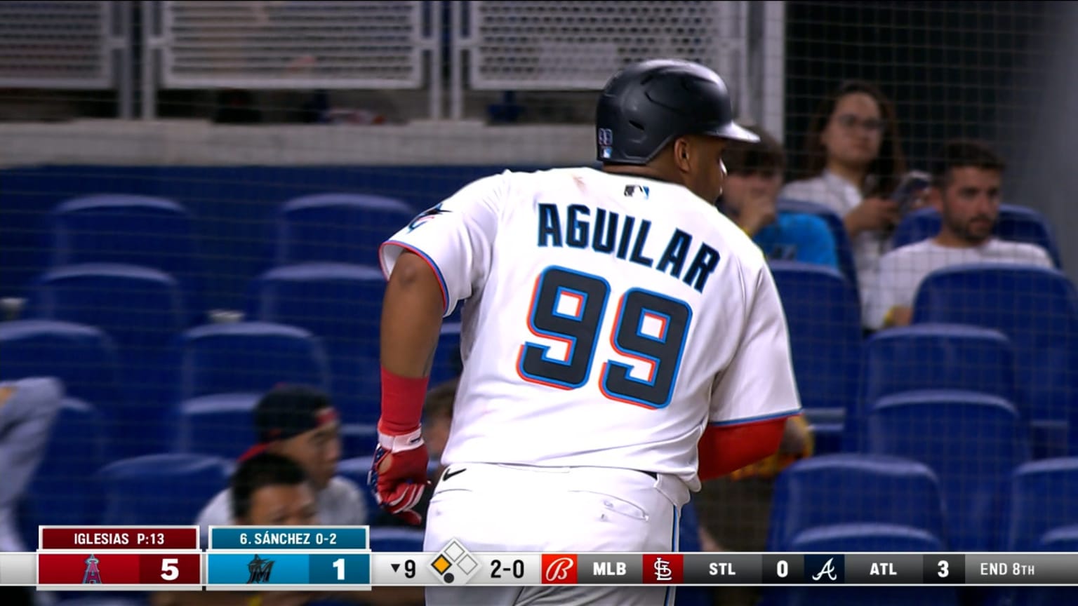 Jesús Sánchez's RBI groundout 07/06/2022 Miami Marlins