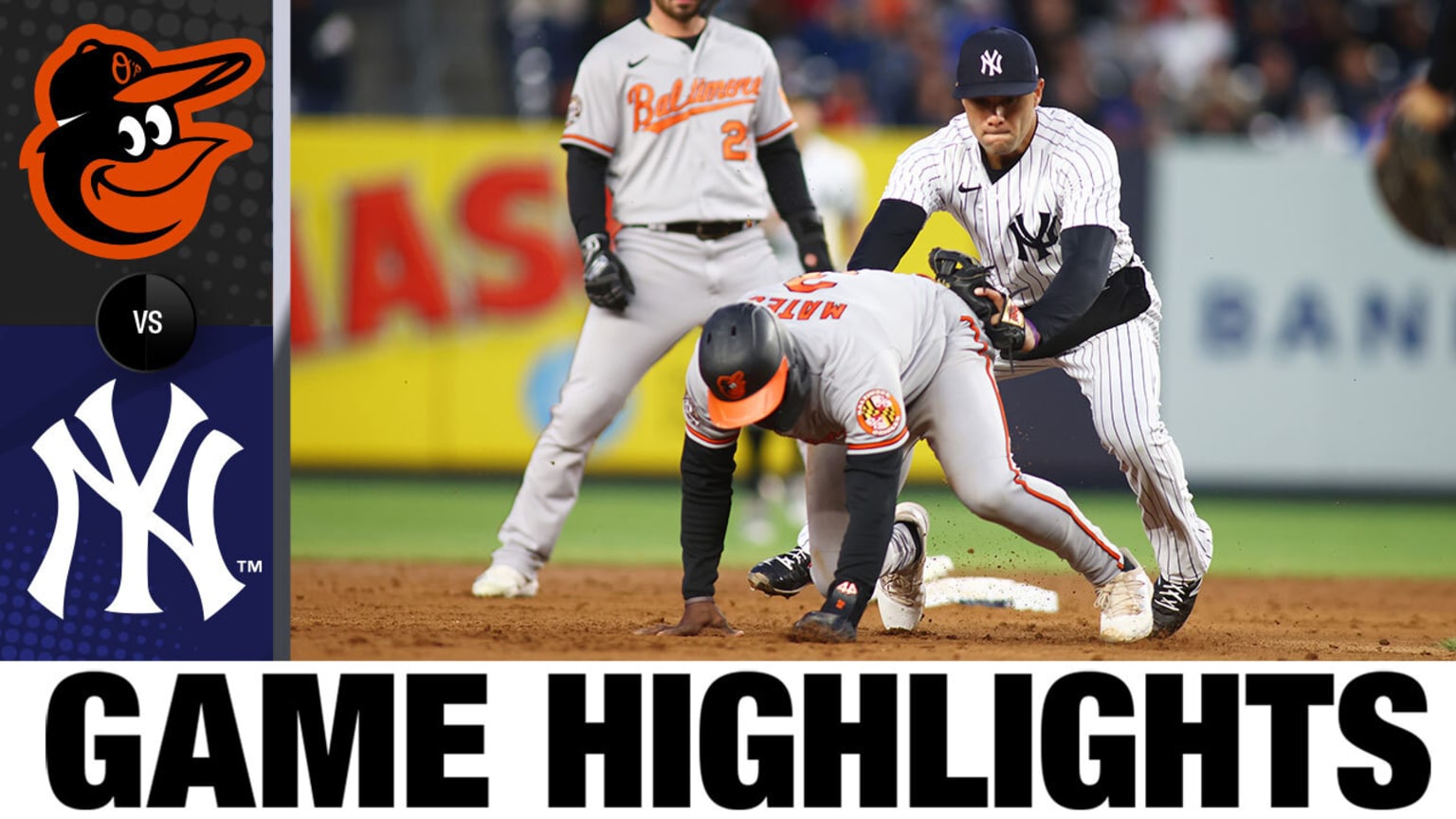 Baltimore Orioles vs New York Yankees Highlights