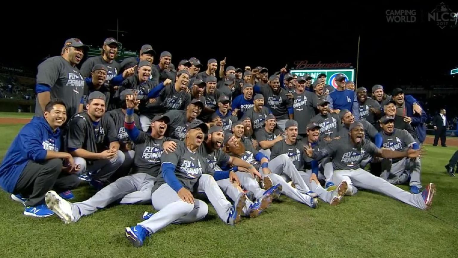 Los Angeles Dodgers Win National League Pennant with Complete