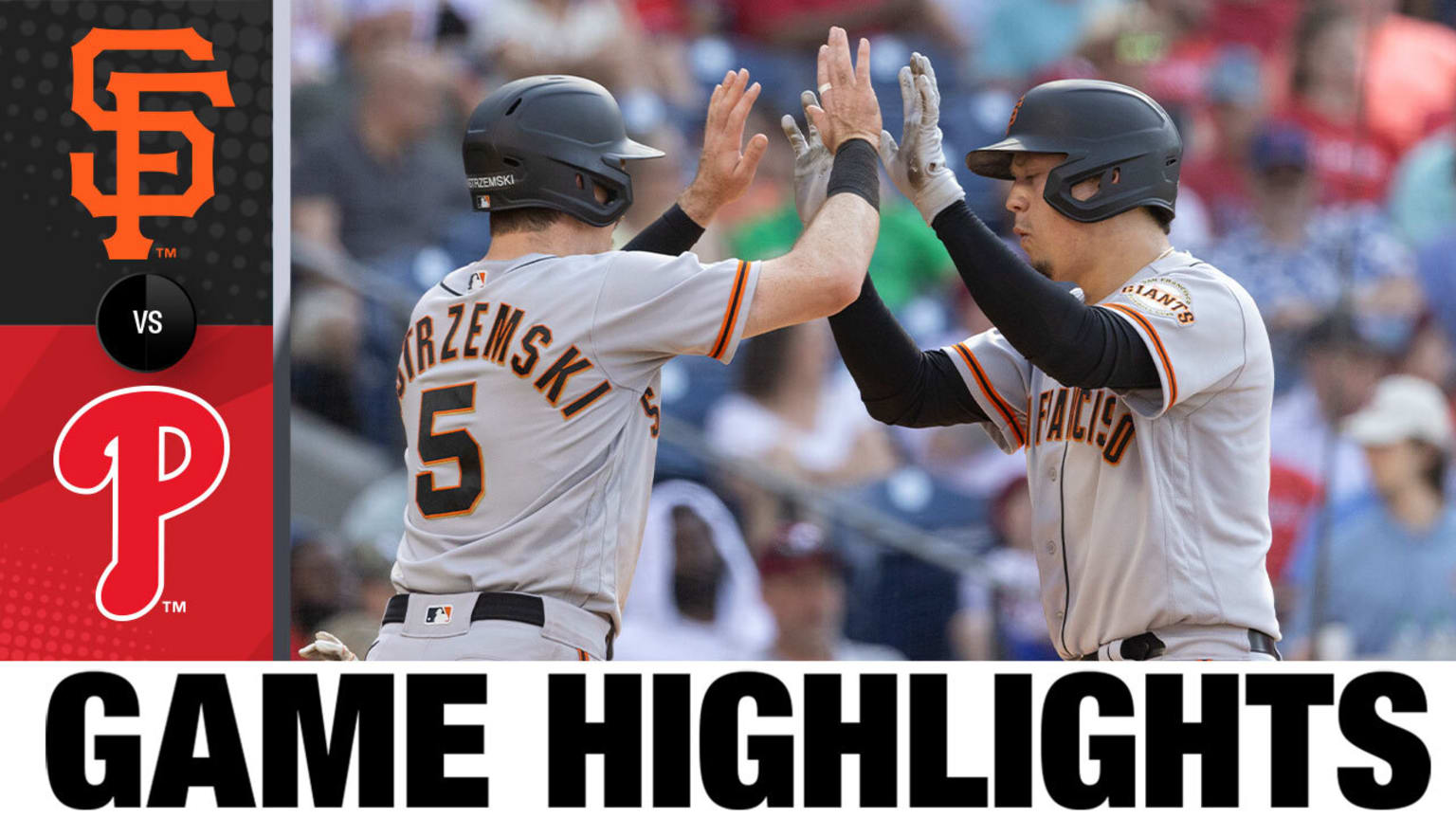 Giants vs. Phillies Highlights 05/30/2022 Philadelphia Phillies