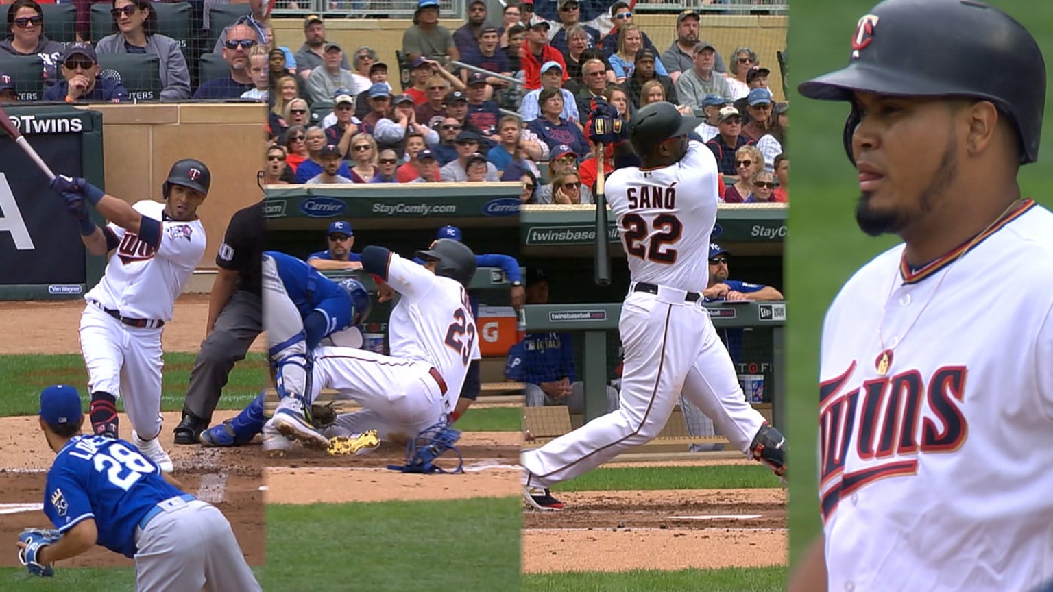 Twins score 6 runs in the 1st 09/22/2019 Minnesota Twins