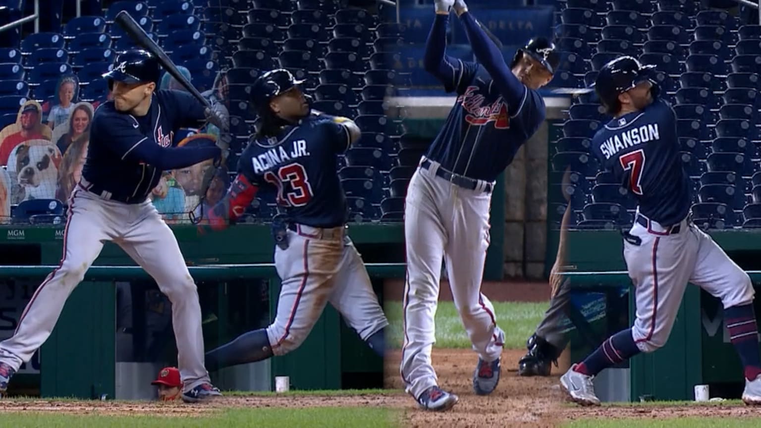 Braves' fourhomer game 09/10/2020 Atlanta Braves
