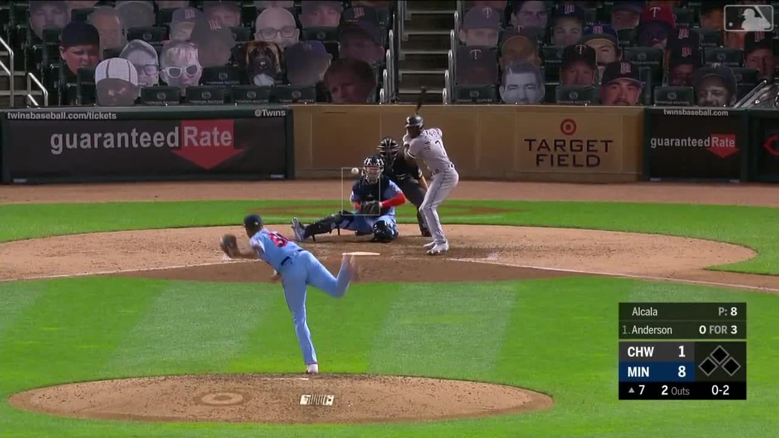 Alcala throws Twins' hardest pitch of 2020 09/02/2020