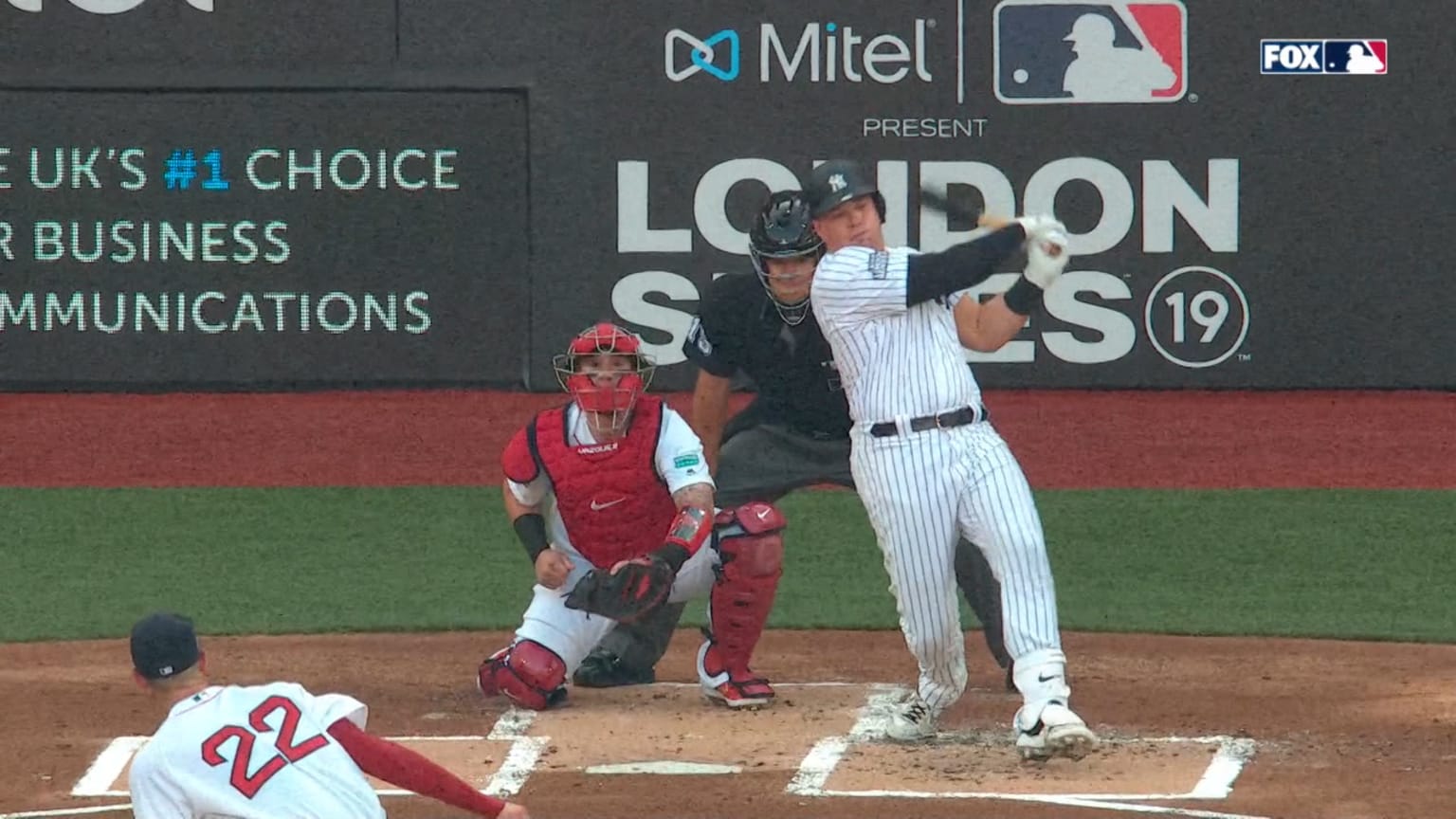 NYY@BOS: Voit opens the scoring in London with double | 06/29/2019 ...