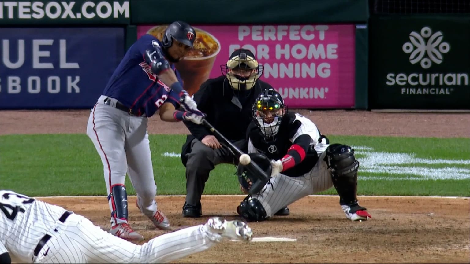 Luis Arraez cracks a two-run single to center field | 05/12/2021 ...