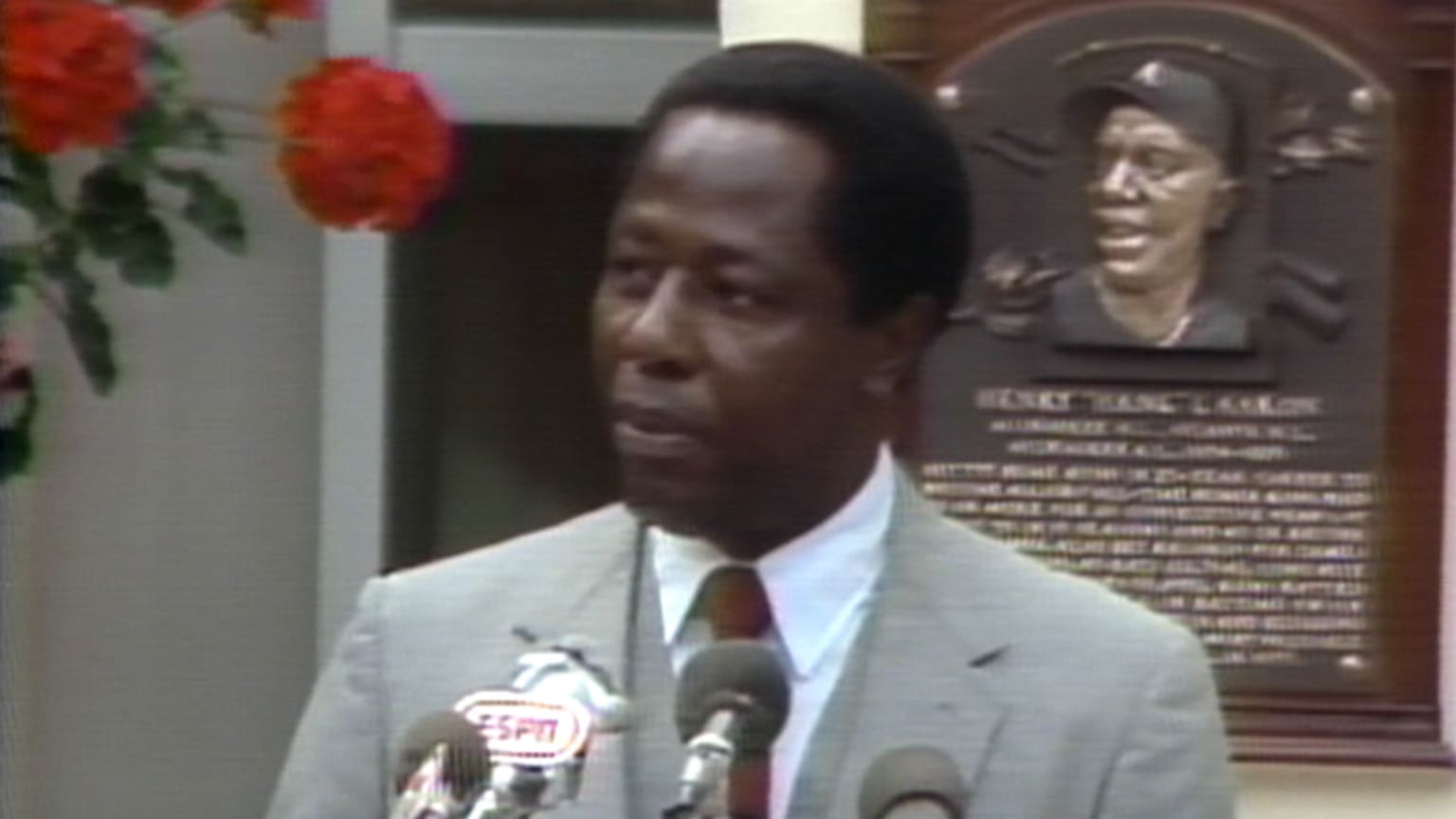 Hank Aaron's Hall of Fame speech, 08/01/1982