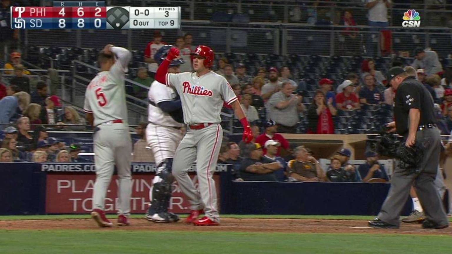 WOW - You Will Remember Watching the Rhys Hoskins Bat Spike - Bleacher  Nation