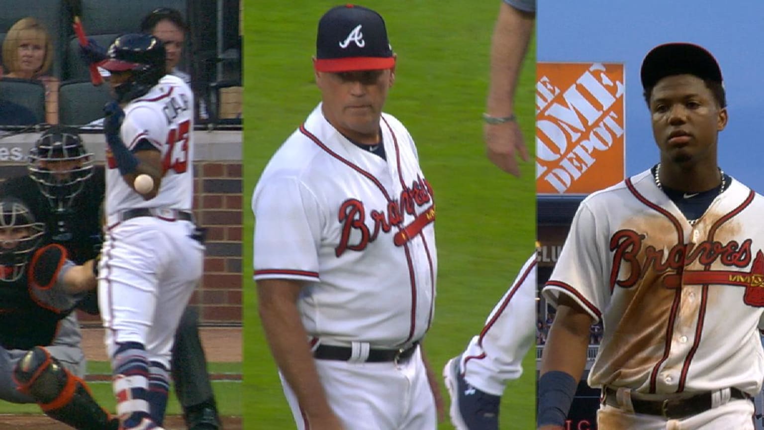 Tempers flare, benches clear in Atlanta 
