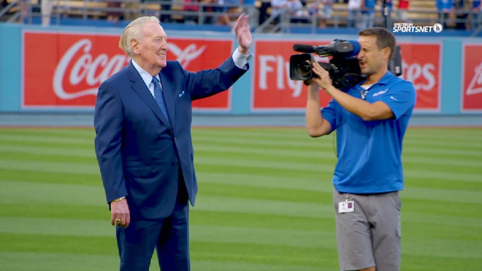 Vin Scully inducted into Dodgers' Ring of Honor, by Rowan Kavner