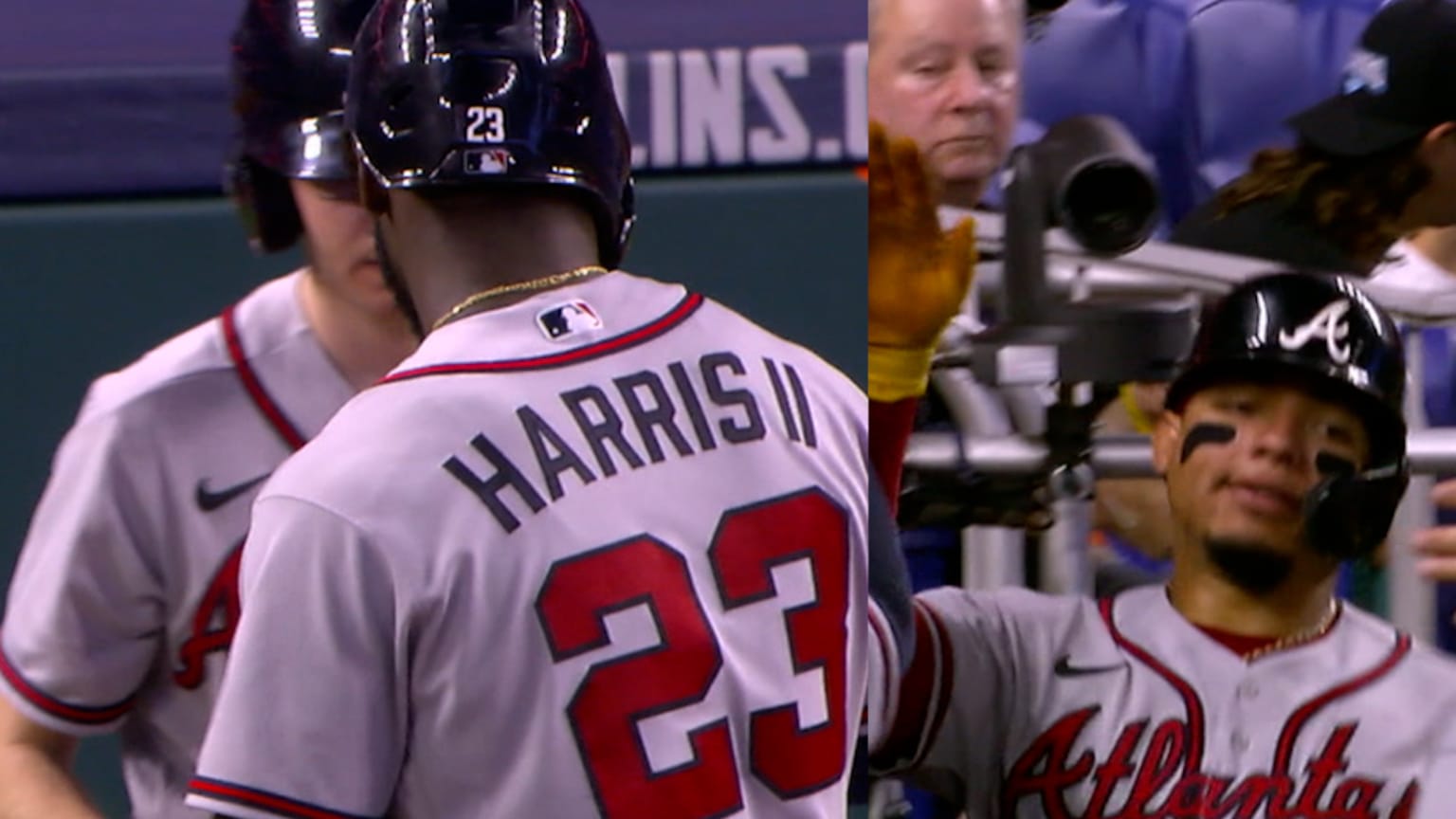 Michael Harris II's RBI walk 08/13/2022 Atlanta Braves