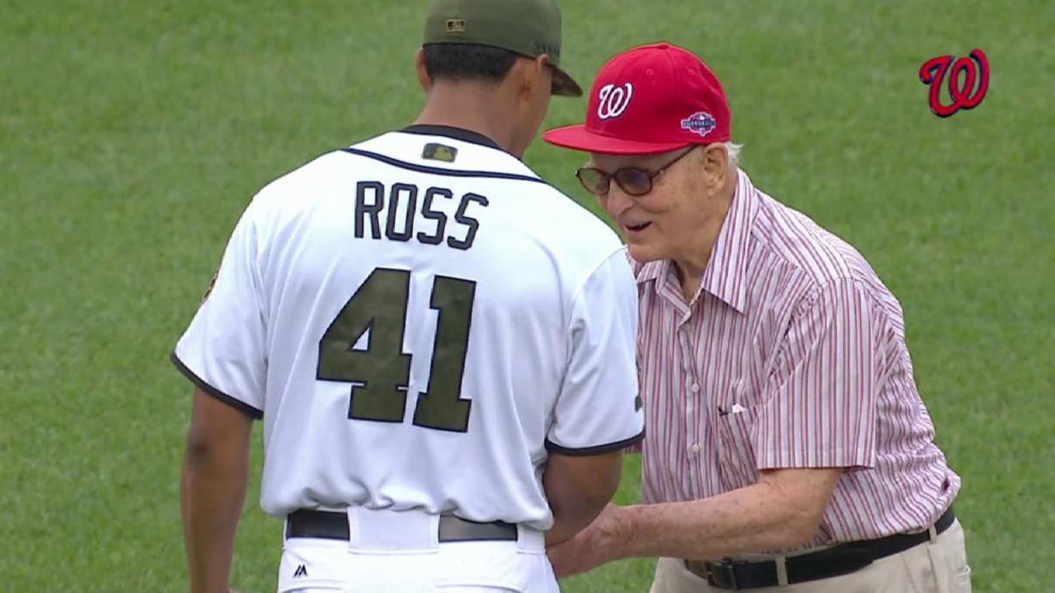 SD@WSH: WW2 veteran takes part in first ball ceremony | 05/28/2017 ...