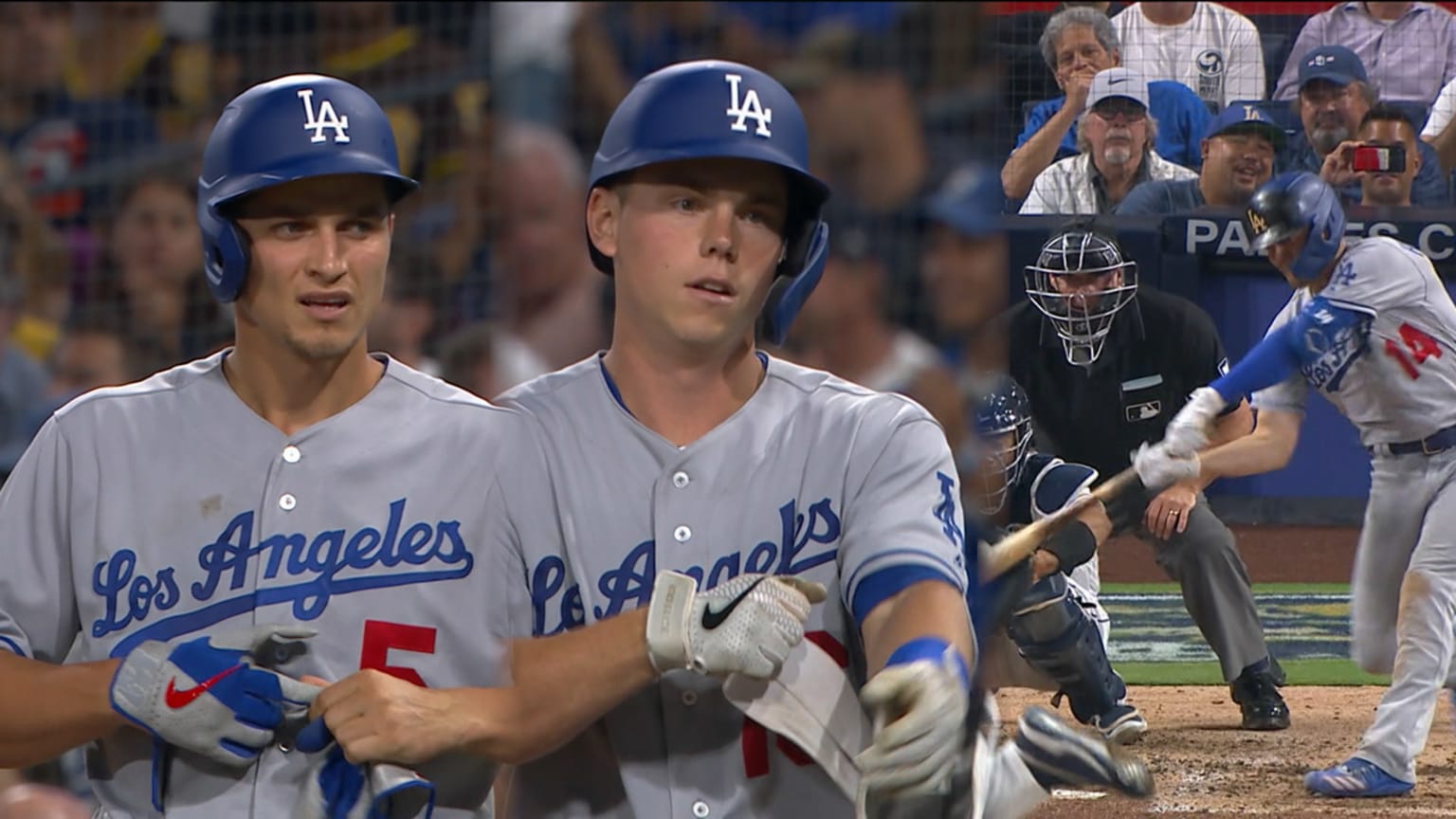 Dodgers score 5 in the 5th 08/27/2019 Los Angeles Dodgers