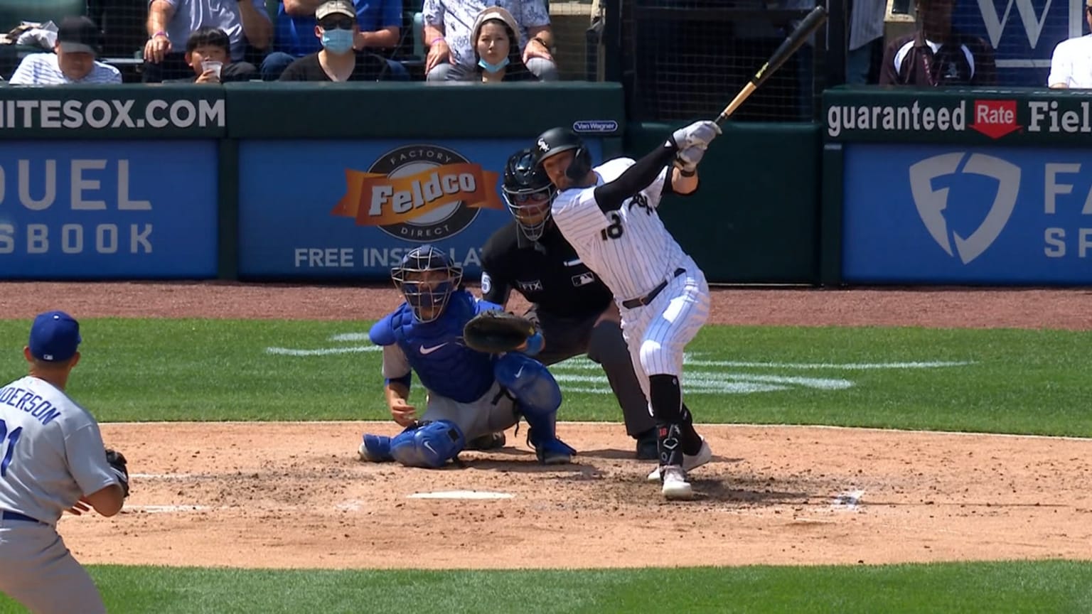 Pollock's RBI groundrule double 06/09/2022 Chicago White Sox