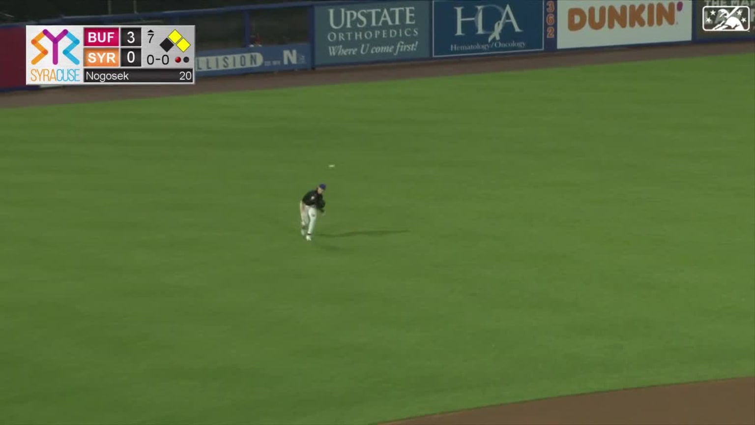 Brett Baty's outfield assist 08/13/2022 New York Mets