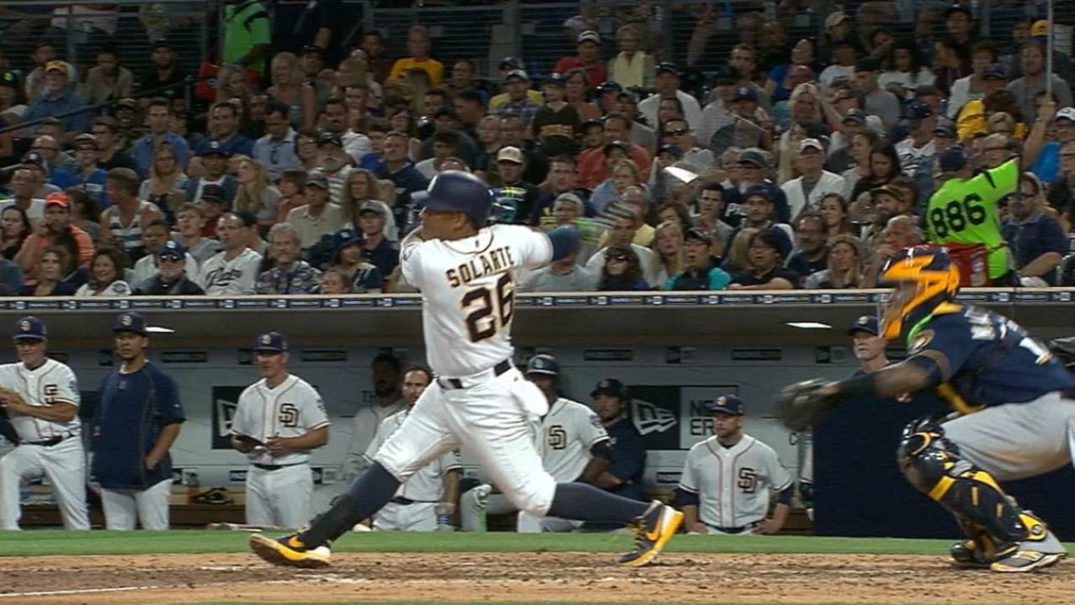 MIL@SD: Padres cross the plate five times in the 5th | 08/01/2016 | MLB.com