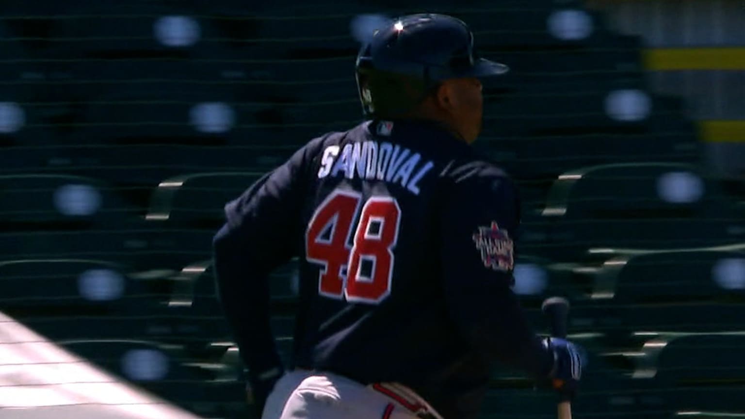 Pablo Sandoval's sacrifice fly | 03/04/2021 | Atlanta Braves