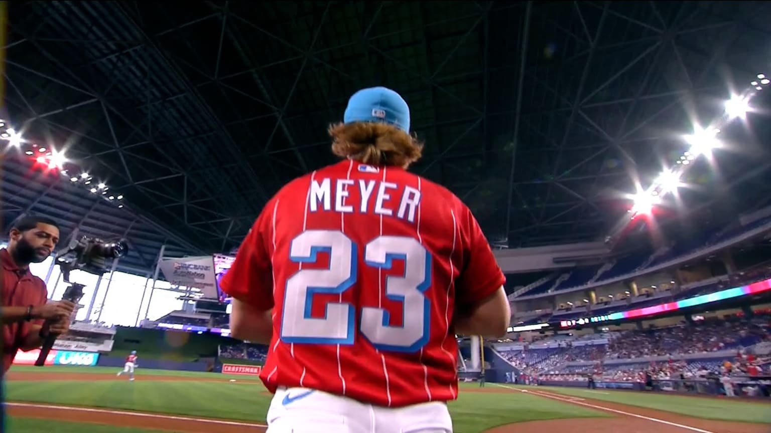 Max Meyer whiffs five Phillies in MLB debut | 07/16/2022 | Miami Marlins