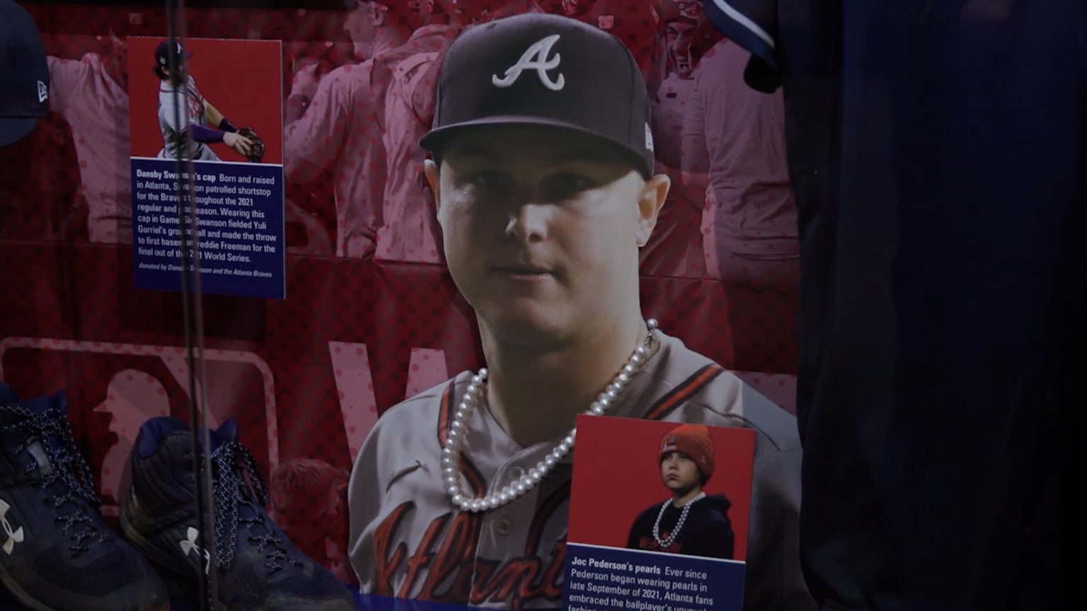 braves player that wears pearls
