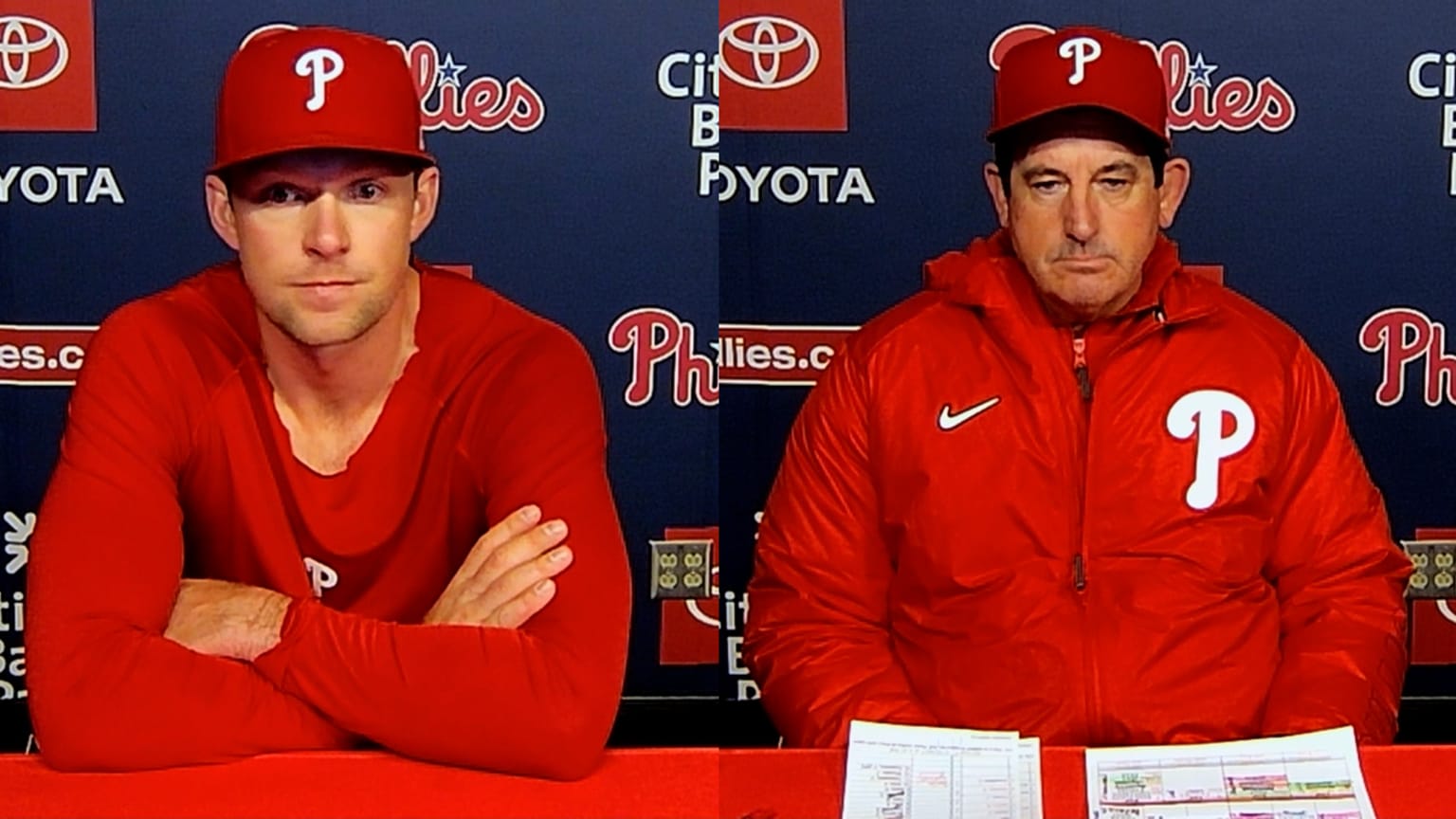 Phillies talk benches clearing 04/30/2021 Philadelphia Phillies